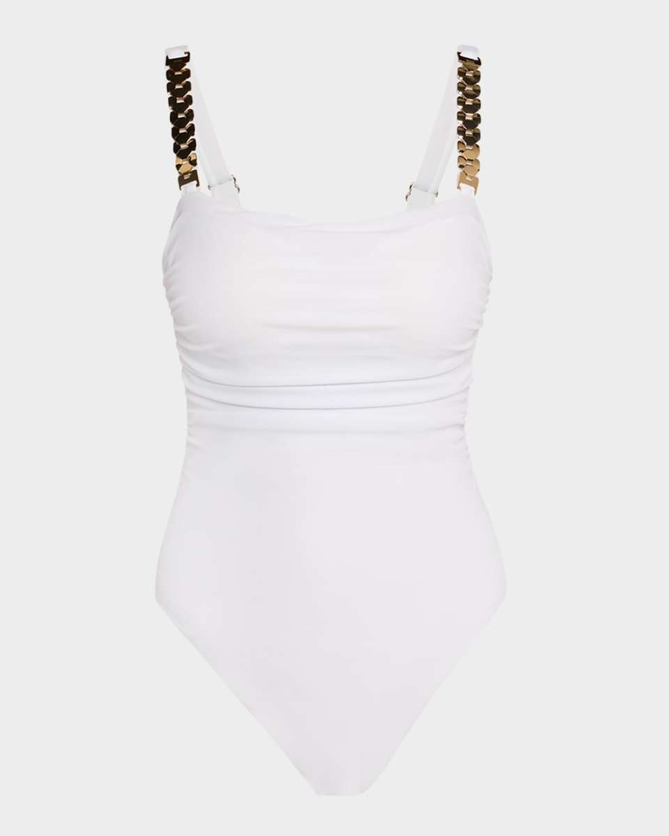 Hudson Chain One-Piece Swimsuit